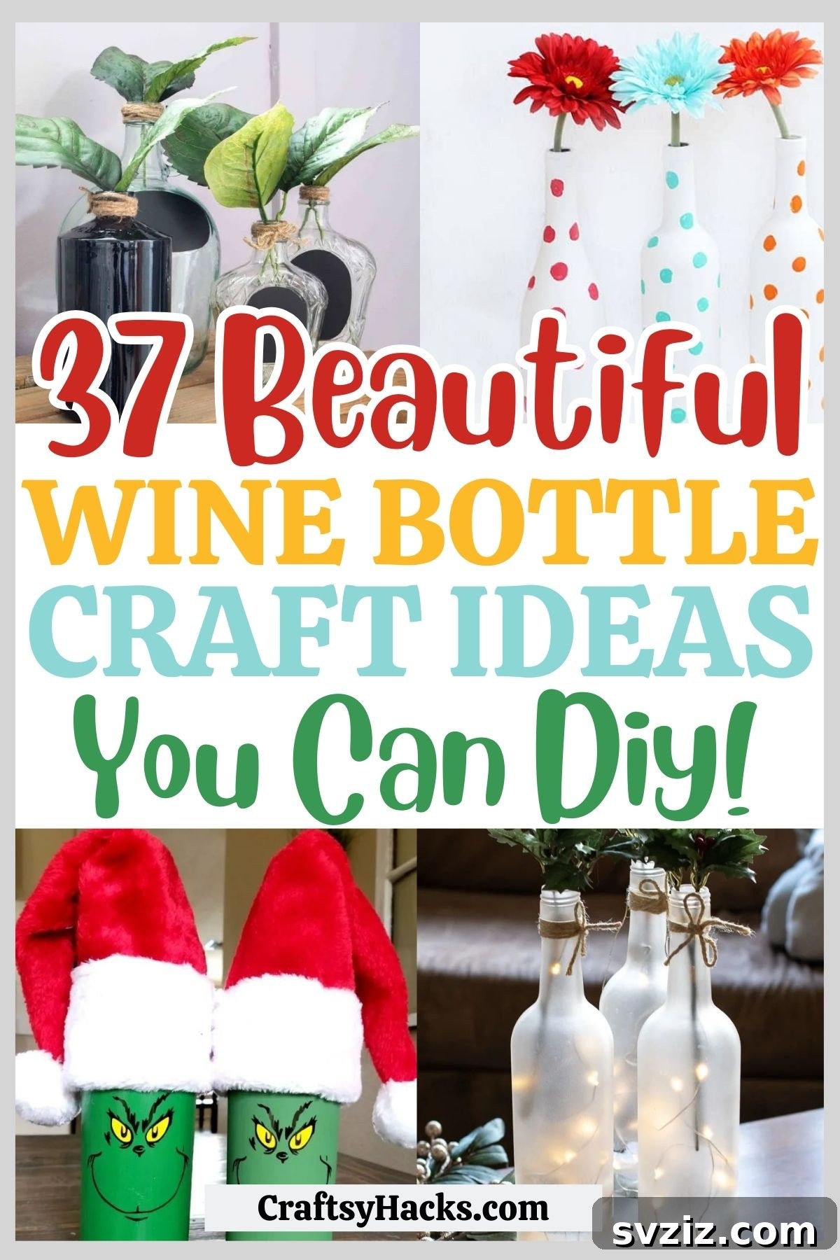 Creative wine bottle crafts and DIY decor ideas
