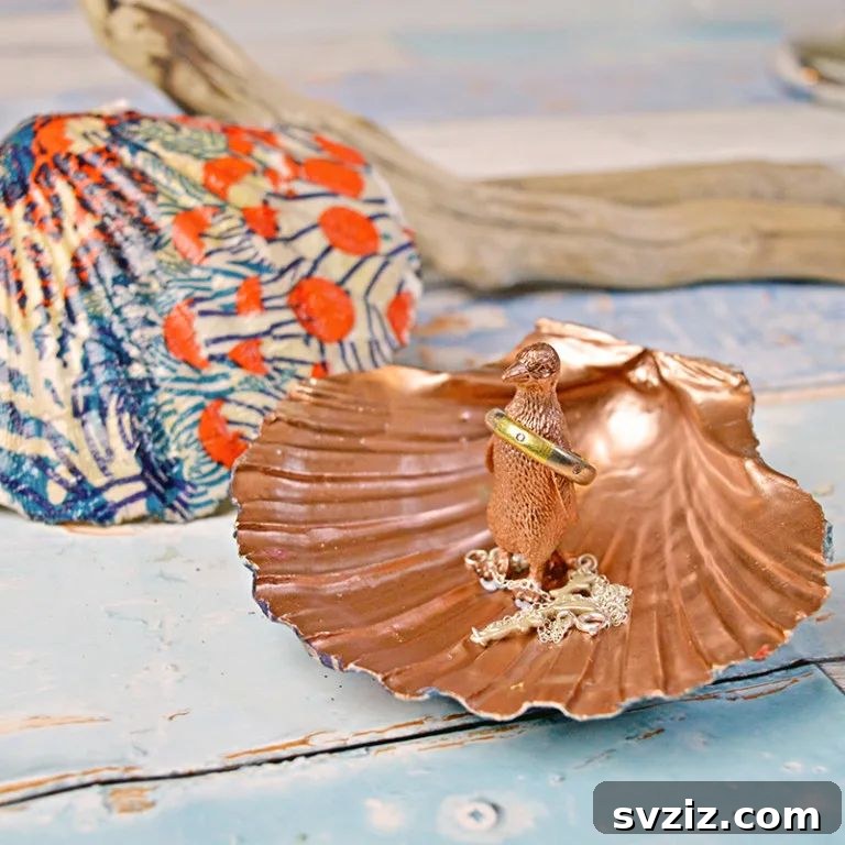 Seashell Decor: Craft Your Own Coastal Oasis 12 Scallop Trinket Dish