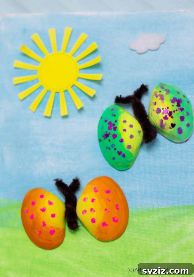 Seashell Decor: Craft Your Own Coastal Oasis 22 Seashell Butterfly