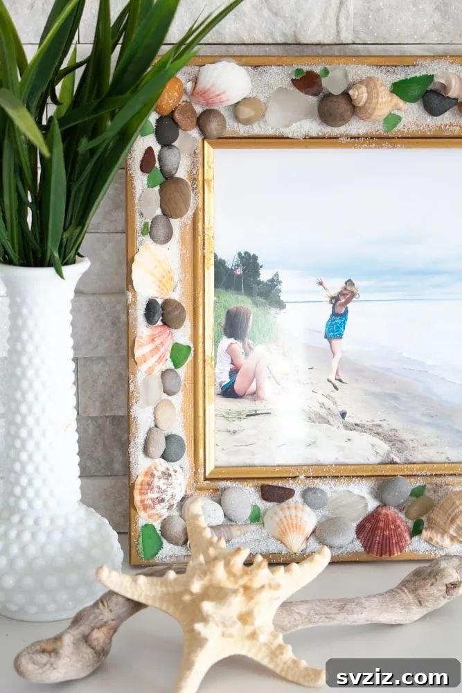 Seashell Decor: Craft Your Own Coastal Oasis 25 Beachy Picture Frame