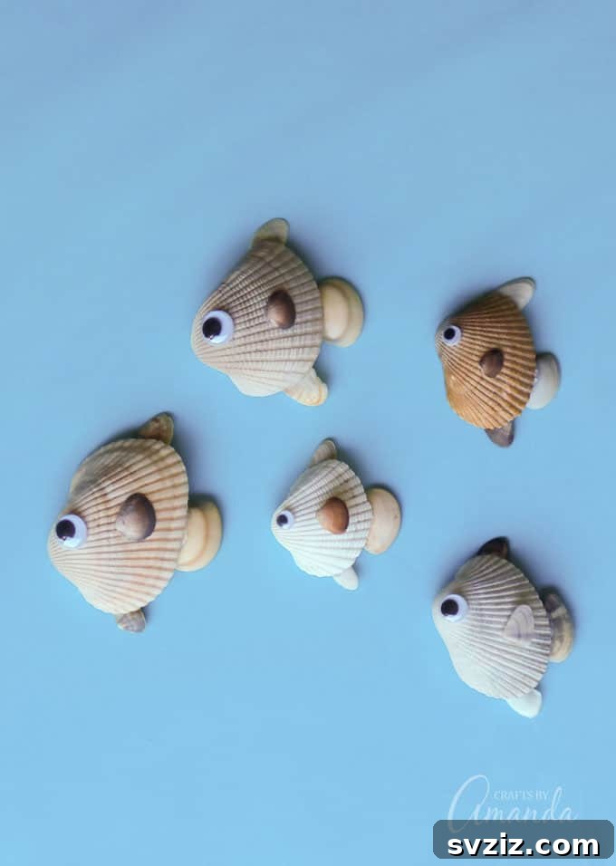 Seashell Decor: Craft Your Own Coastal Oasis 36 Seashell Fish
