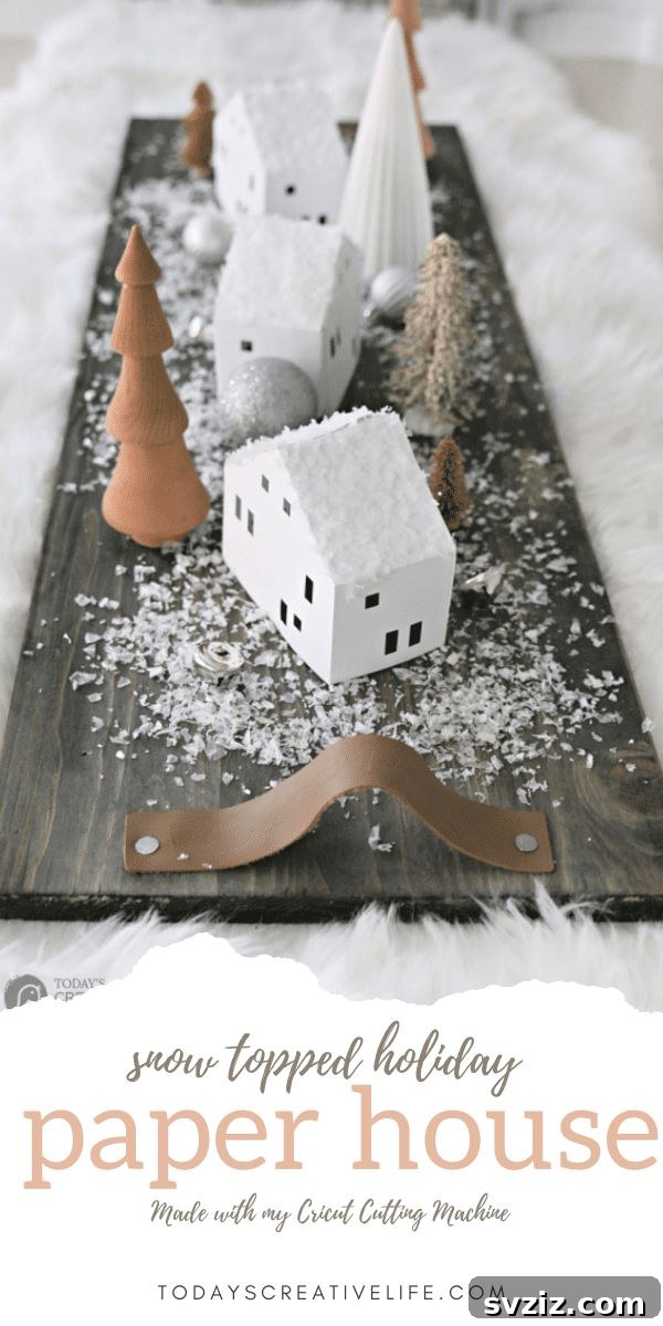 Dazzling Christmas Decor Ideas to Transform Your Home 14 DIY Paper House Christmas Decor
