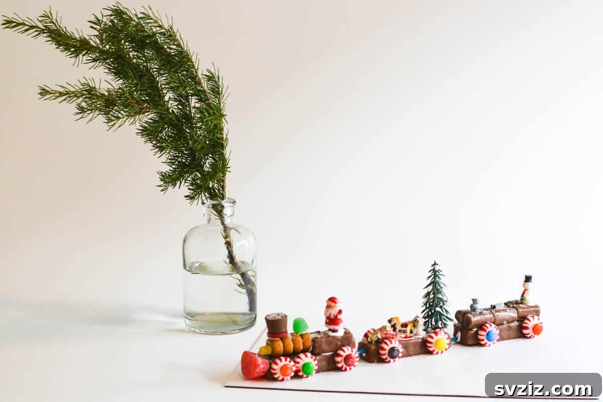 Dazzling Christmas Decor Ideas to Transform Your Home 17 Candy Bar Trains Christmas Decoration