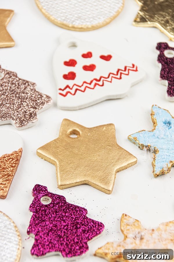 Dazzling Christmas Decor Ideas to Transform Your Home 21 DIY Clay Christmas Ornaments
