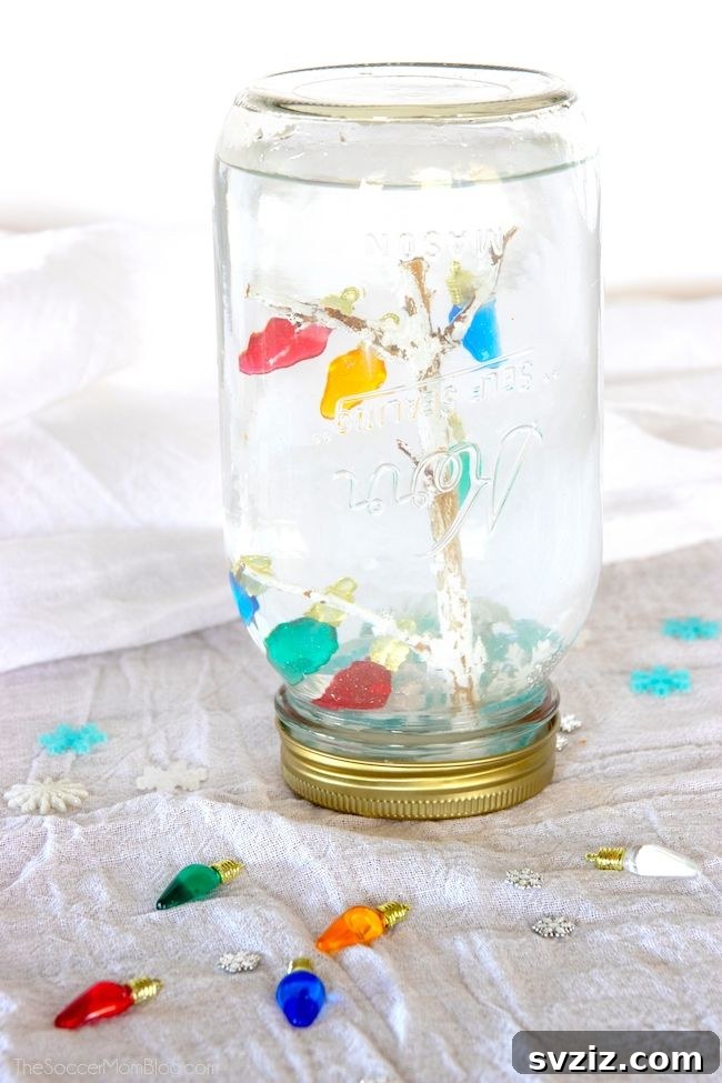 Dazzling Christmas Decor Ideas to Transform Your Home 25 Christmas Light Mason Jar Snow Globe