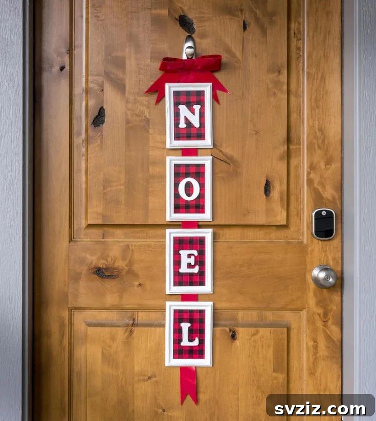 Dazzling Christmas Decor Ideas to Transform Your Home 10 Personalized Christmas Door Decor