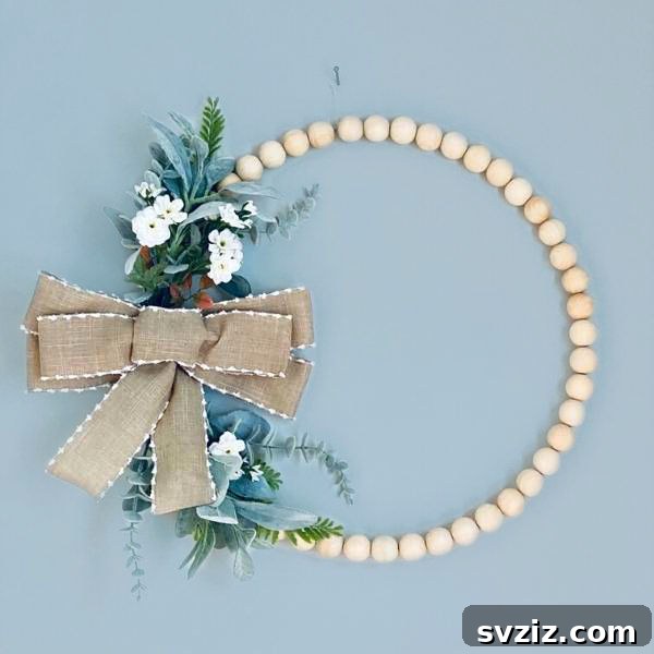 DIY Farmhouse Wreath