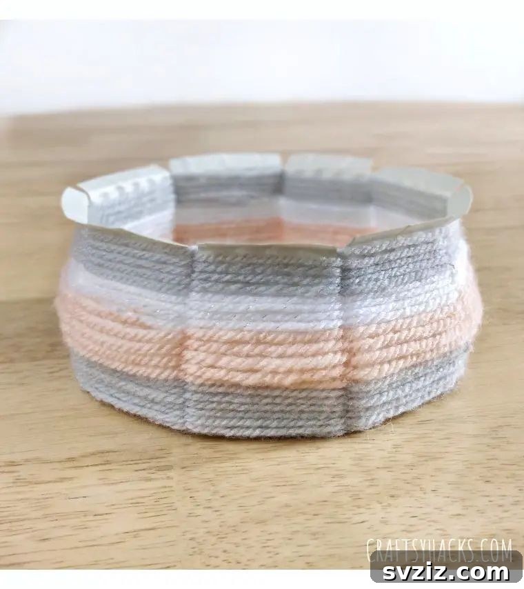 DIY Woven Bowl Out Of Paper Plate