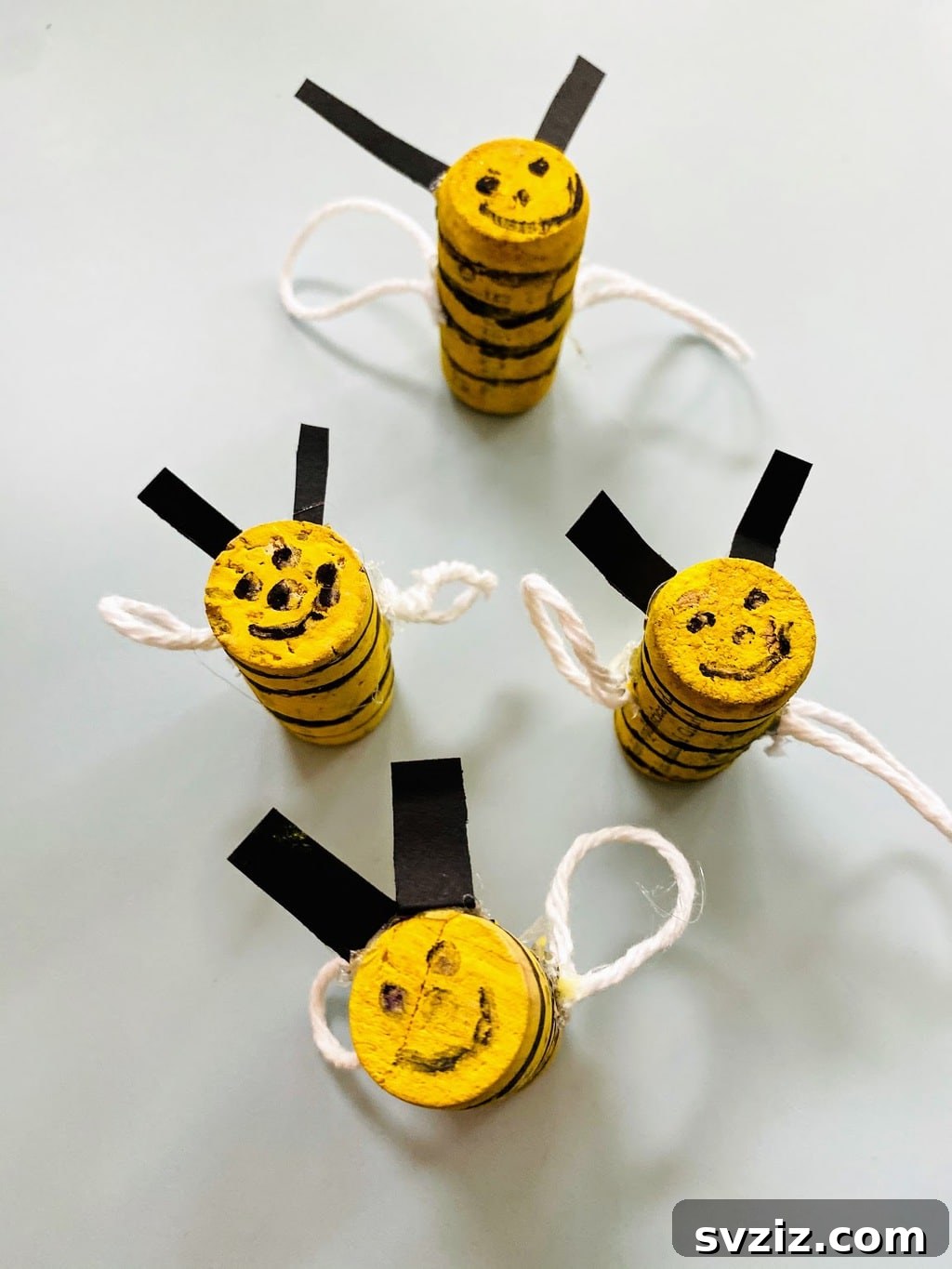 DIY Cork Honeybee