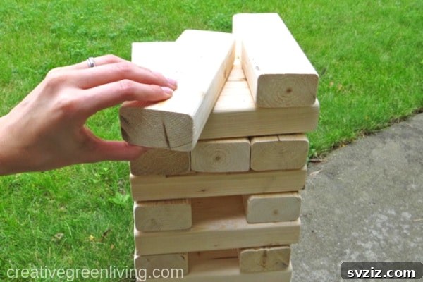 DIY Giant Jenga