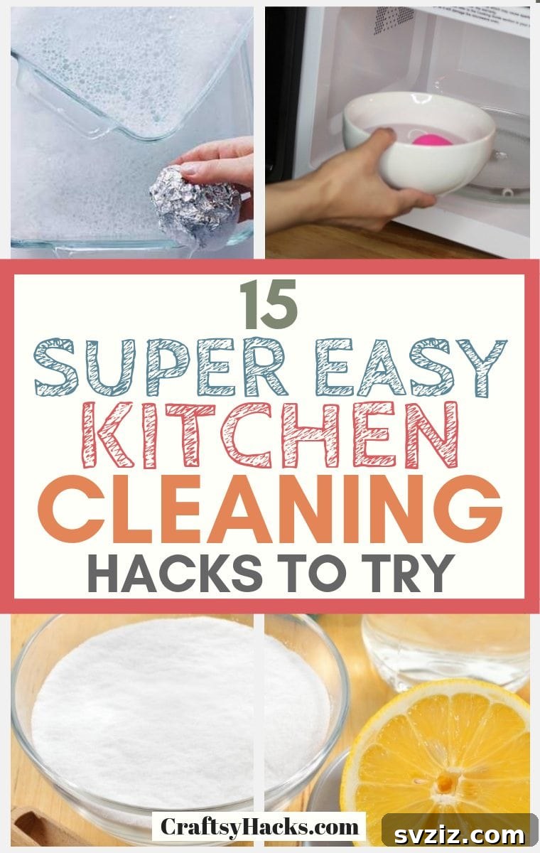 Kitchen Cleaning Hacks