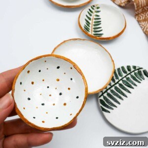 Havayla Kuruyan Kilden Kendin Yap Takı Kaseleri 46 diy jewelry trays