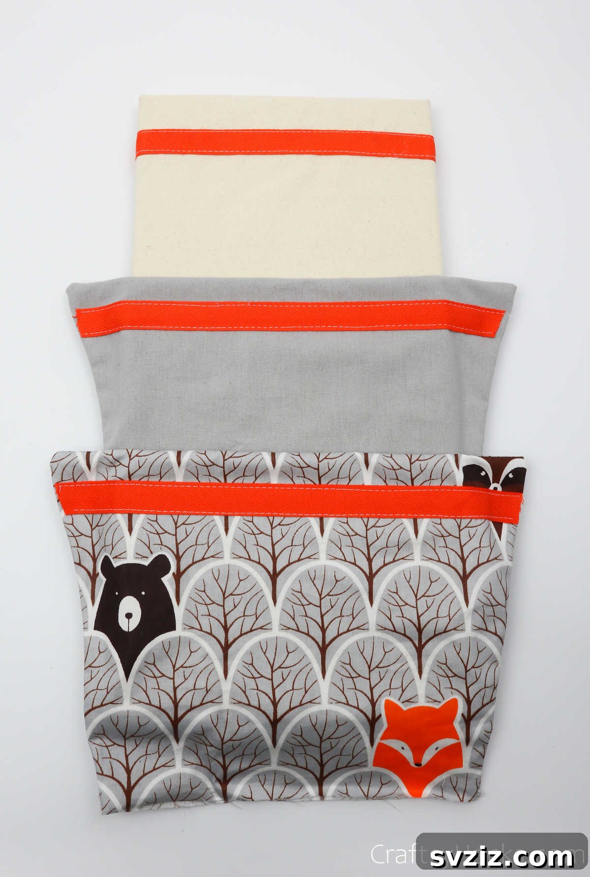 Design Your Own Mail Sorting Solution 28 Arranging fabric pockets on the organizer front