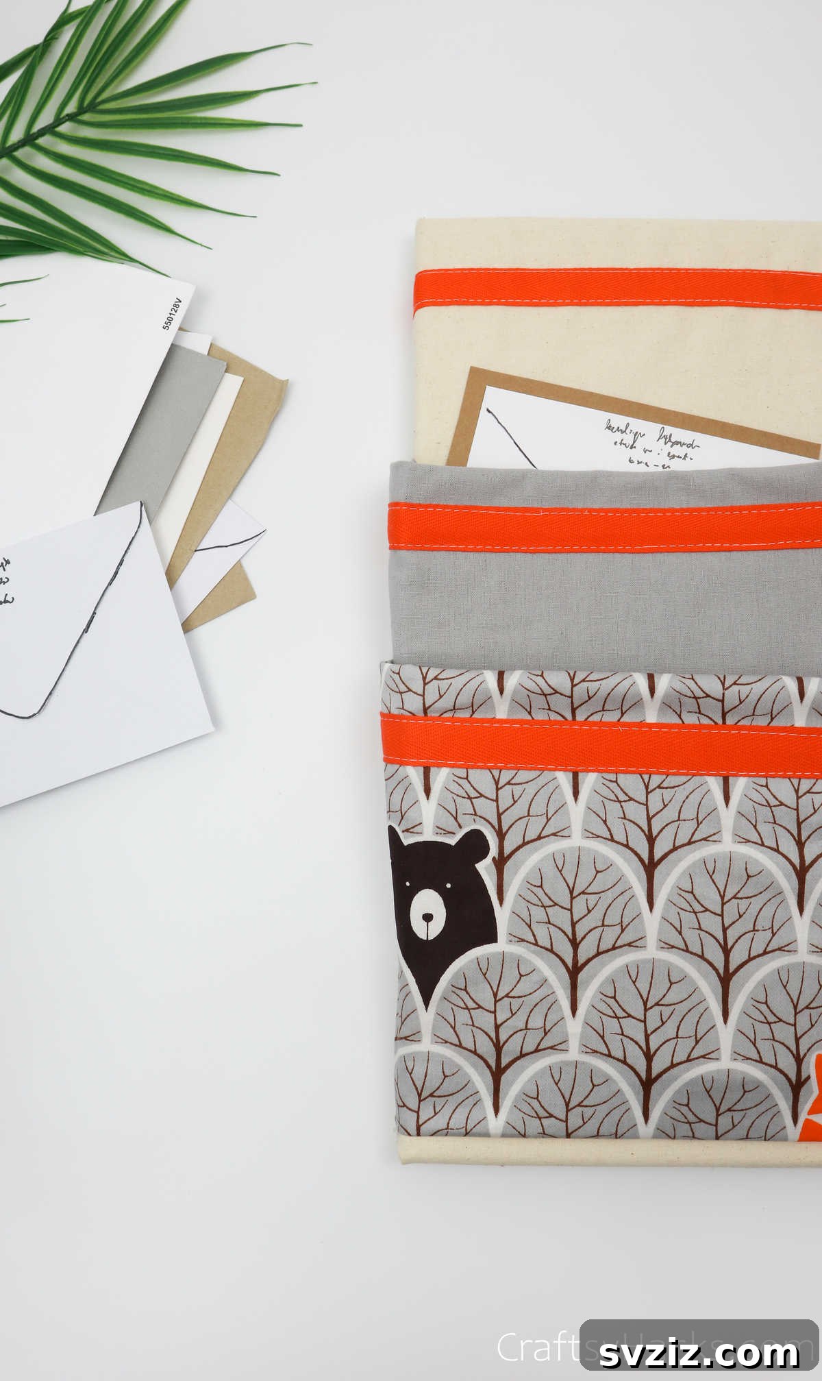 Design Your Own Mail Sorting Solution 39 Completed mail organizer filled with sorted mail