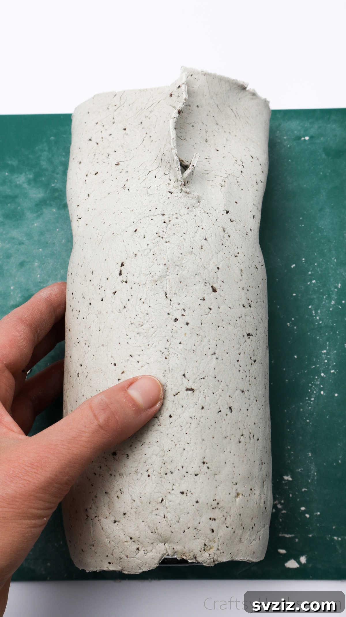 Smoothing Clay Seam with Water