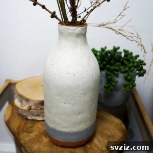 diy bottle vase
