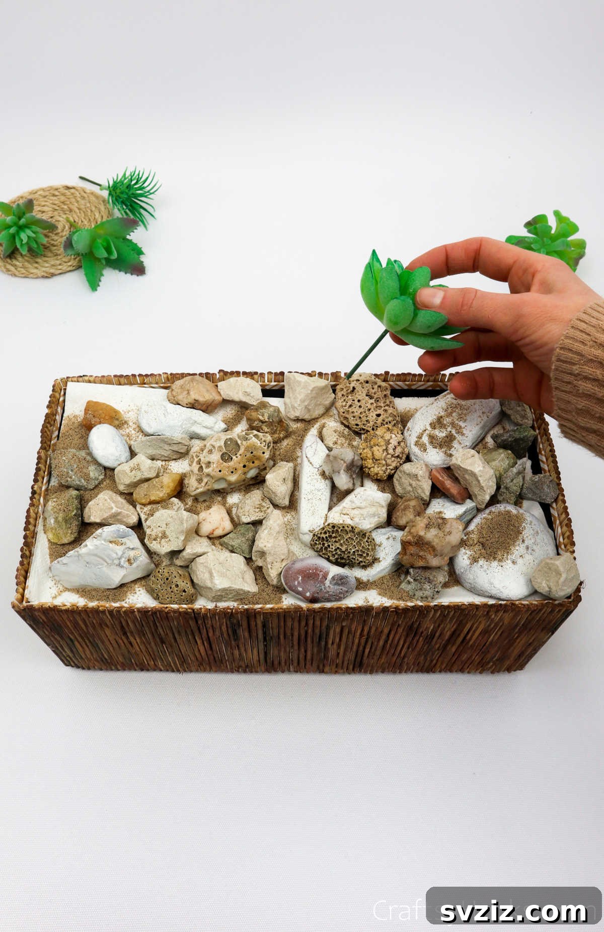 Boho Succulent Bliss: Your DIY Planter Guide 24 adding fake succulents