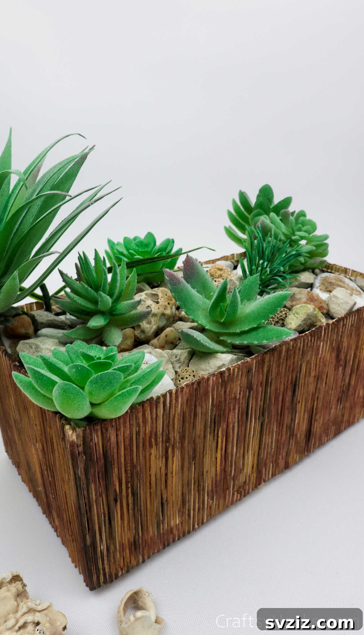 Boho Succulent Bliss: Your DIY Planter Guide 27 side view of planter