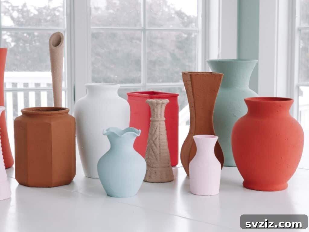 47 Clever Upcycling Hacks for Effortless Home Transformations 11 Upcycled Old Vases with Paint