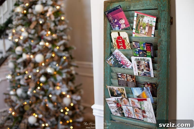 47 Clever Upcycling Hacks for Effortless Home Transformations 12 Christmas Card Holder