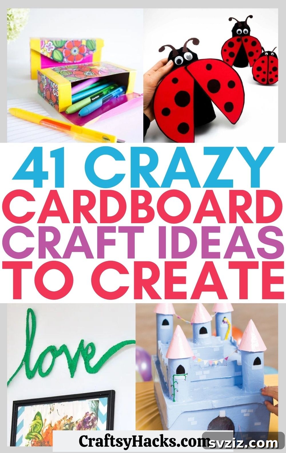 40+ Fun Cardboard Crafts for the Whole Family 2 Creative Cardboard Crafts for All Ages