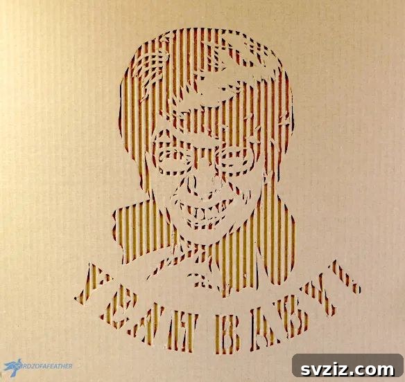 40+ Fun Cardboard Crafts for the Whole Family 14 Cardboard Art Portrait