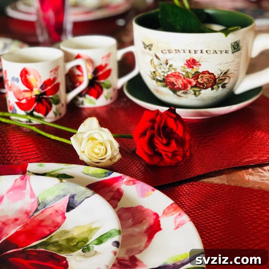 20 Enchanting Shabby Chic Kitchen Makeovers 10 Floral Tableware