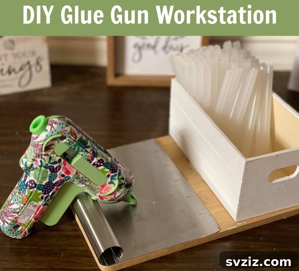Hot Glue Gun Station