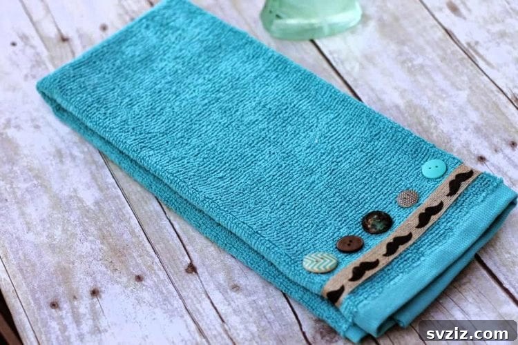 Embellished Hand Towel