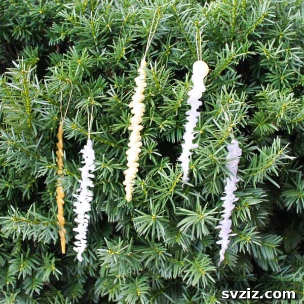 Icicle Ornaments