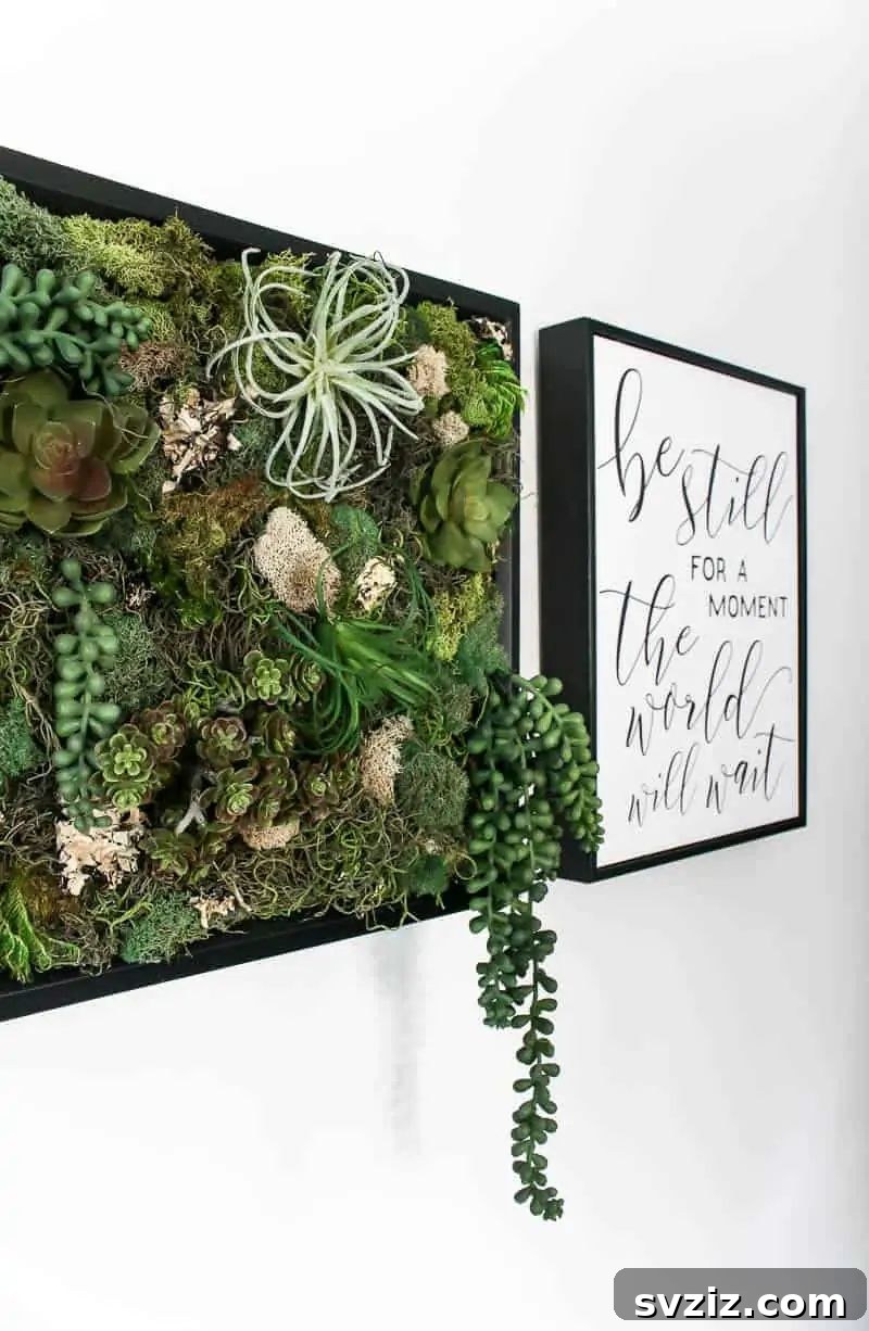 Succulent Wall Decor