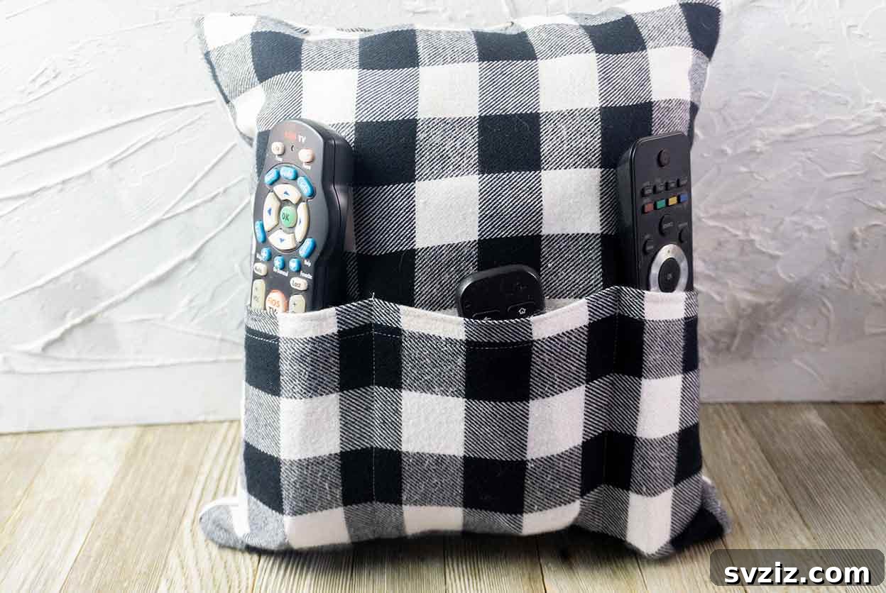 Fabric Remote Control Holder