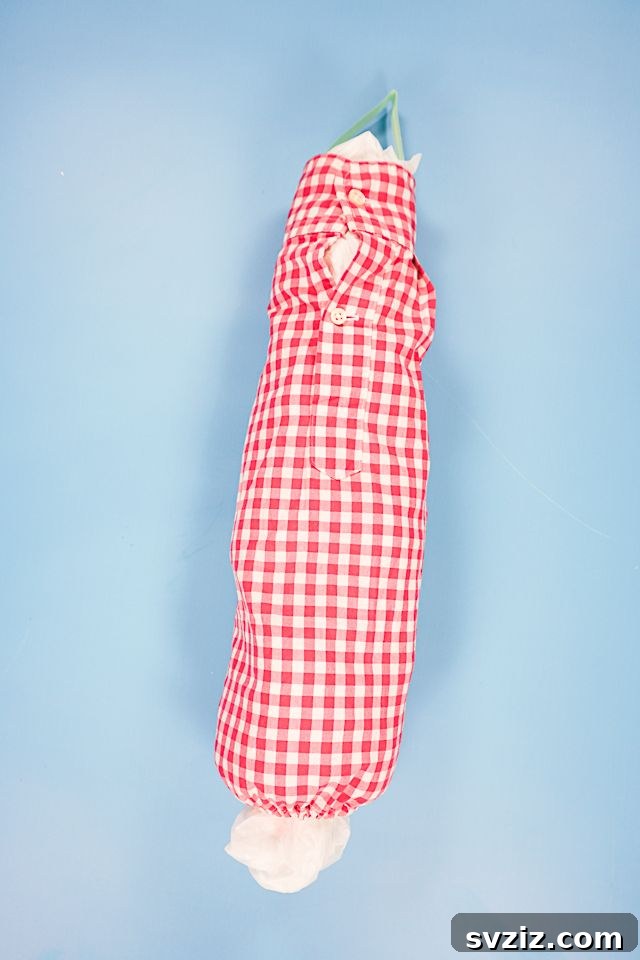 Upcycled Plastic Bag Holder