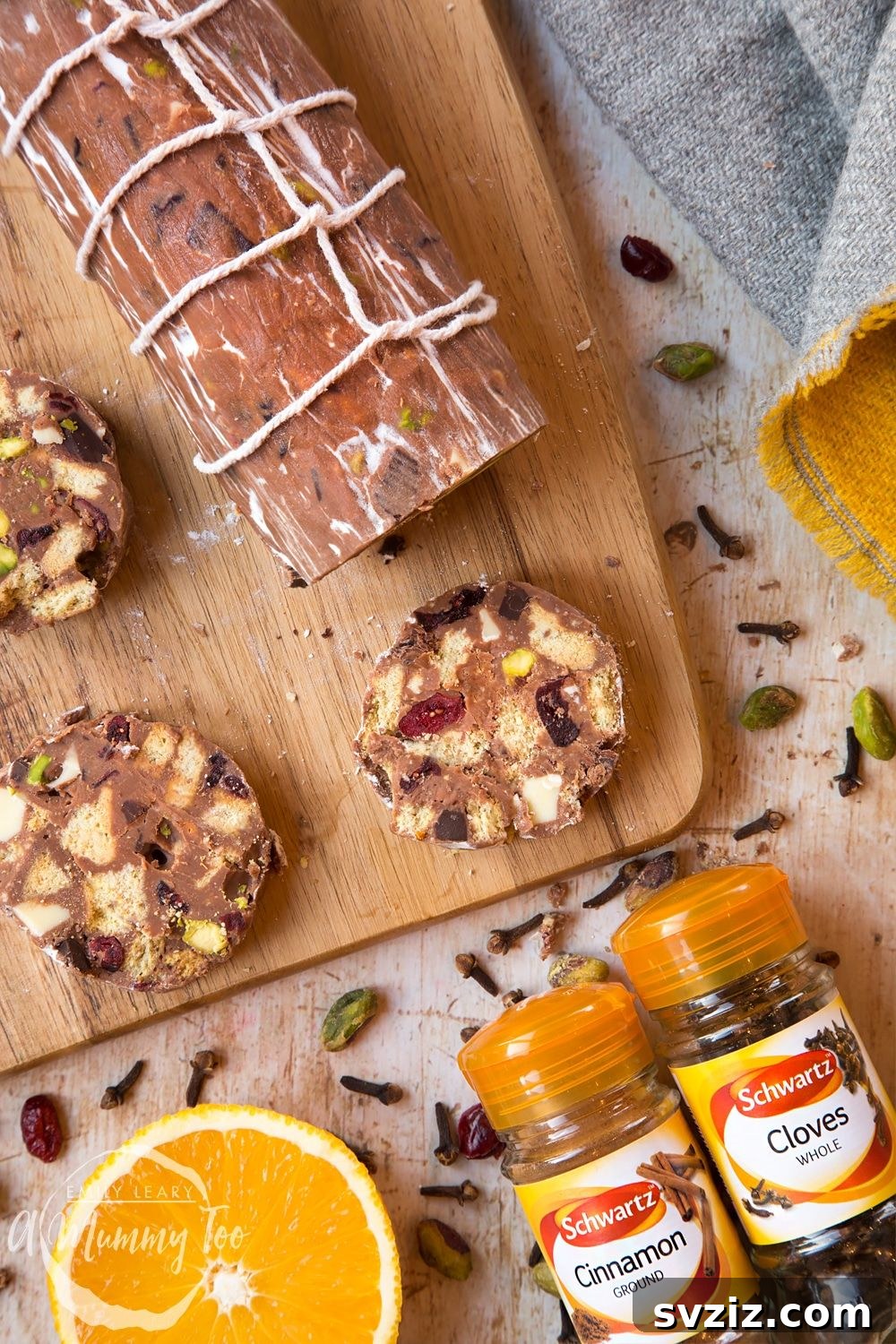 Chocolate Spiced Salami