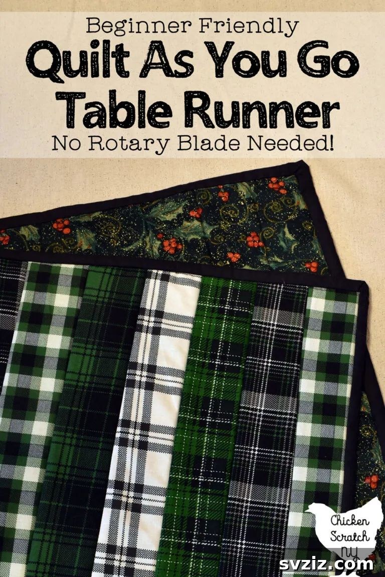 Effortless Stitching: 47 Projects for Every Skill Level 37 A beautifully quilted table runner in geometric patterns, adding elegance to a dining table.