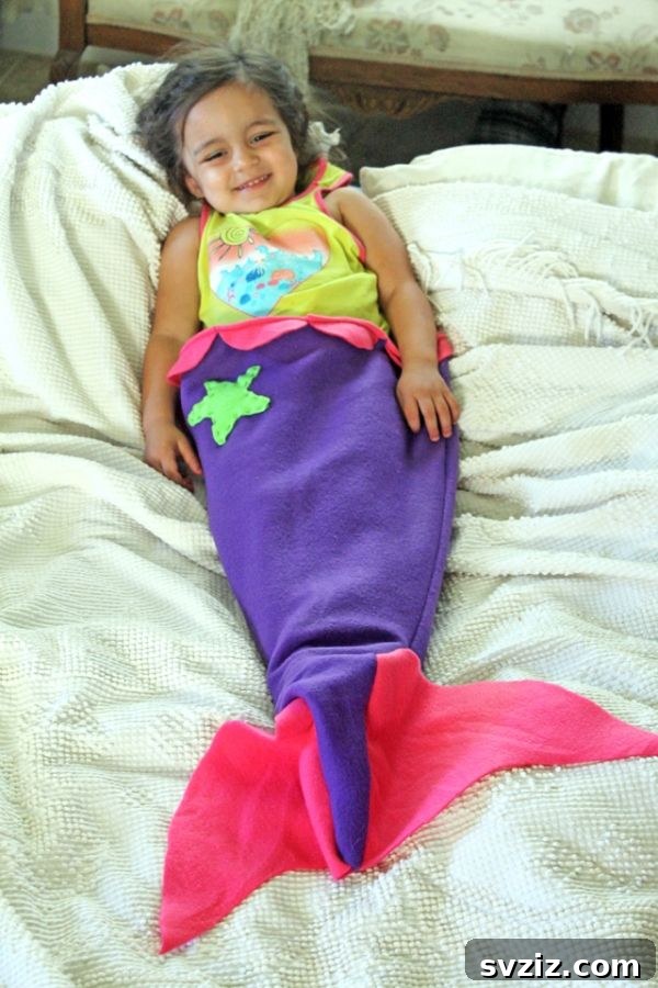 Mermaid Tail Blanket