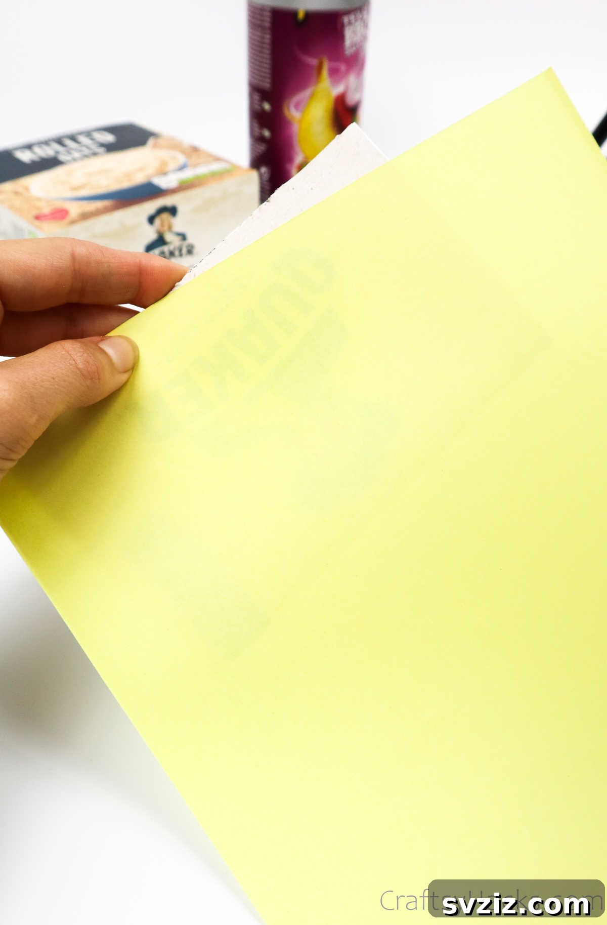 Eco-Chic Desk Organizer from Kitchen Recyclables 20 yellow craft paper for wrapping containers