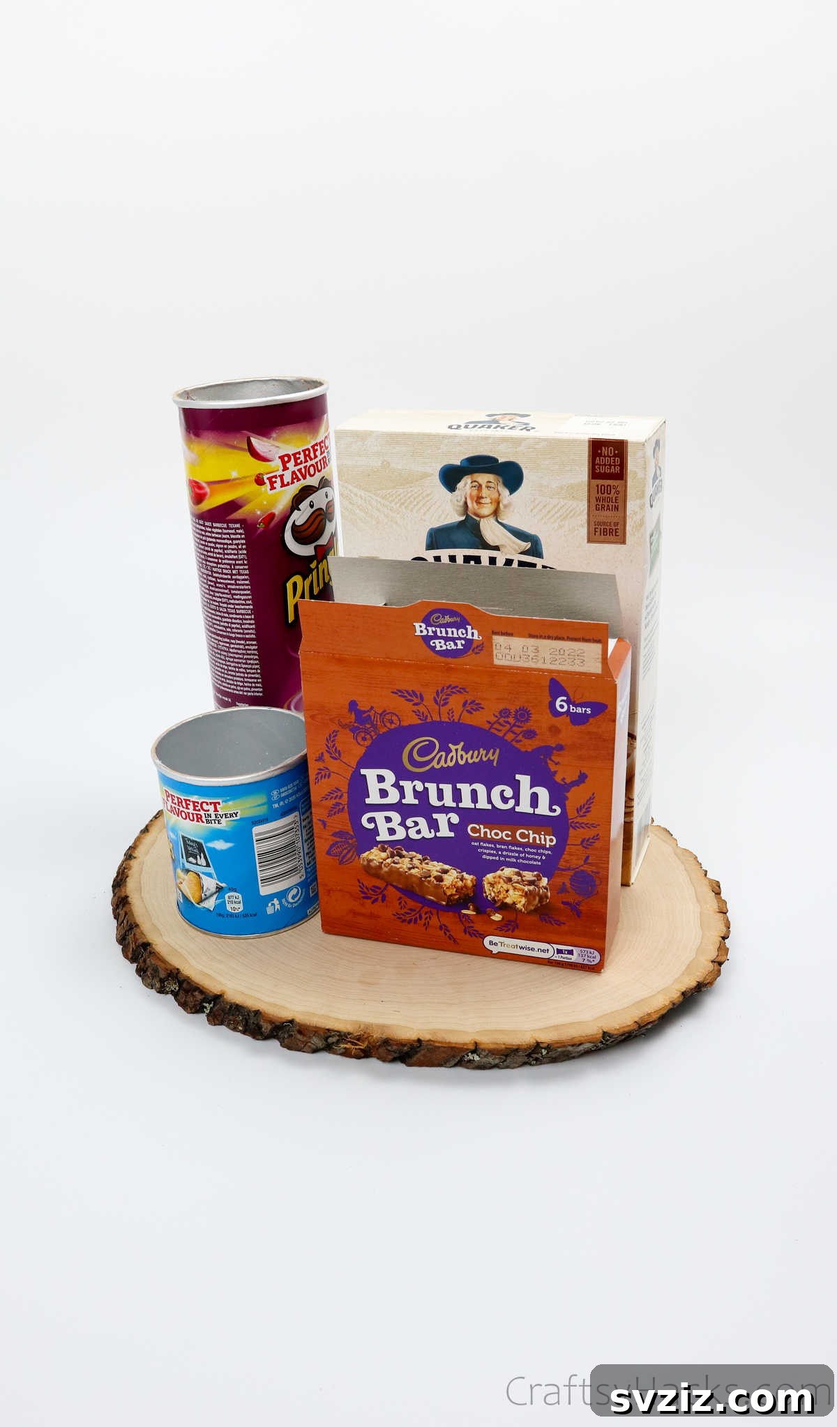 Eco-Chic Desk Organizer from Kitchen Recyclables 7 empty food packaging ready for transformation