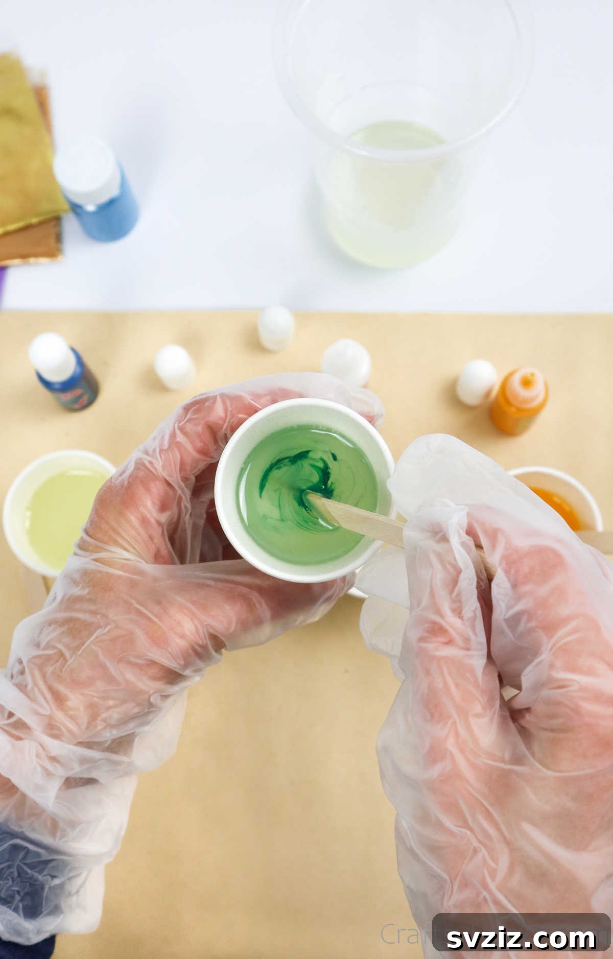 DIY Resin Coasters A Complete Guide 12 mixing color into resin