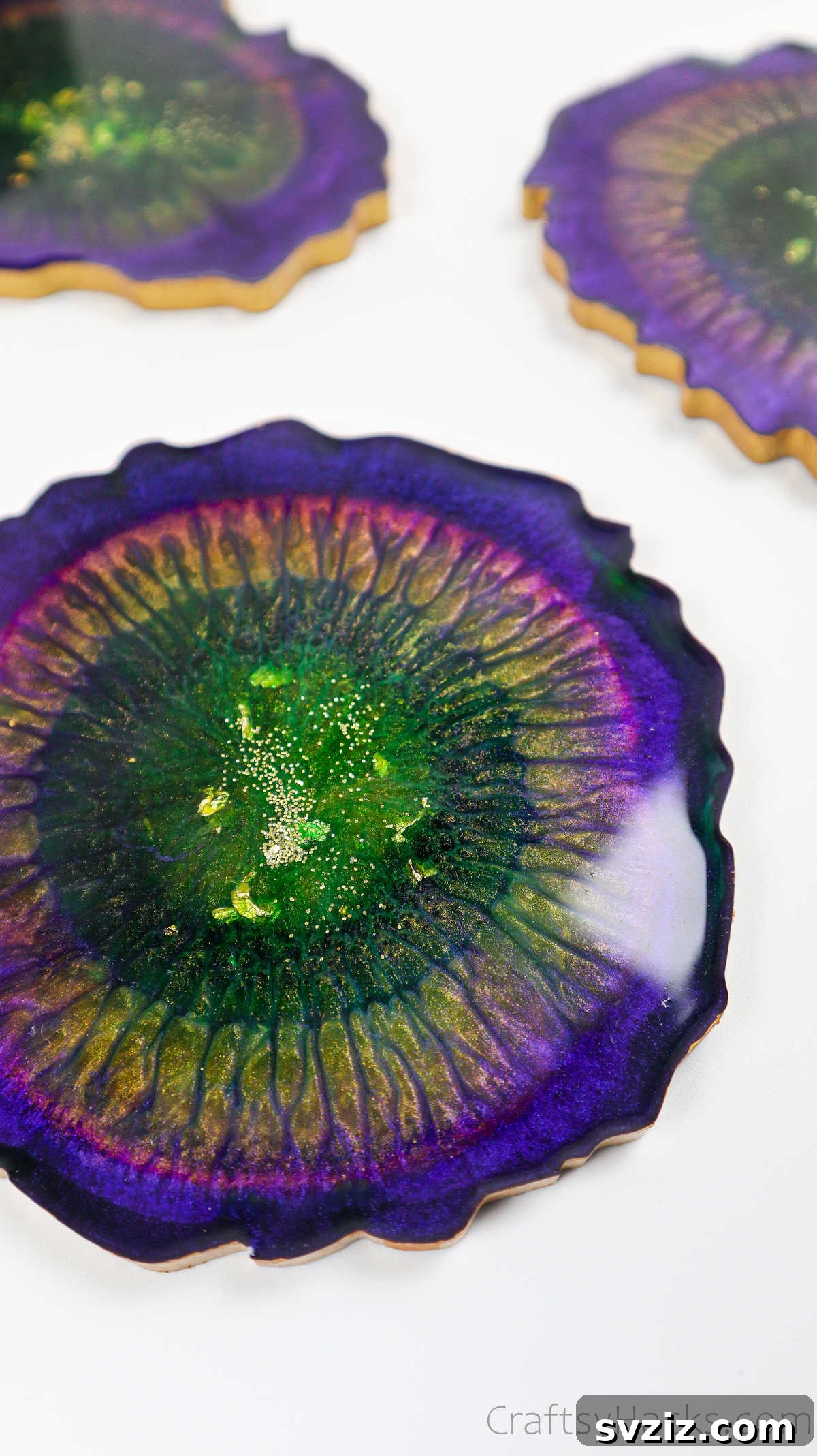 DIY Resin Coasters A Complete Guide 3 closeup resin coaster