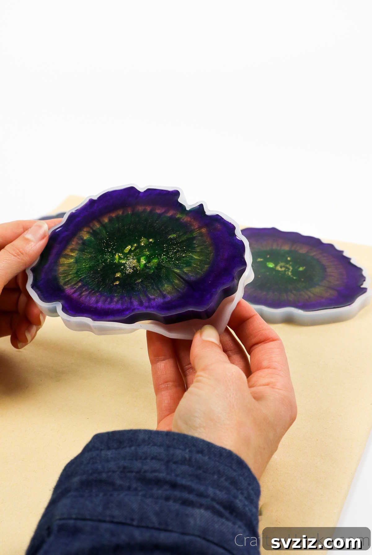 DIY Resin Coasters A Complete Guide 27 removing coasters from molds
