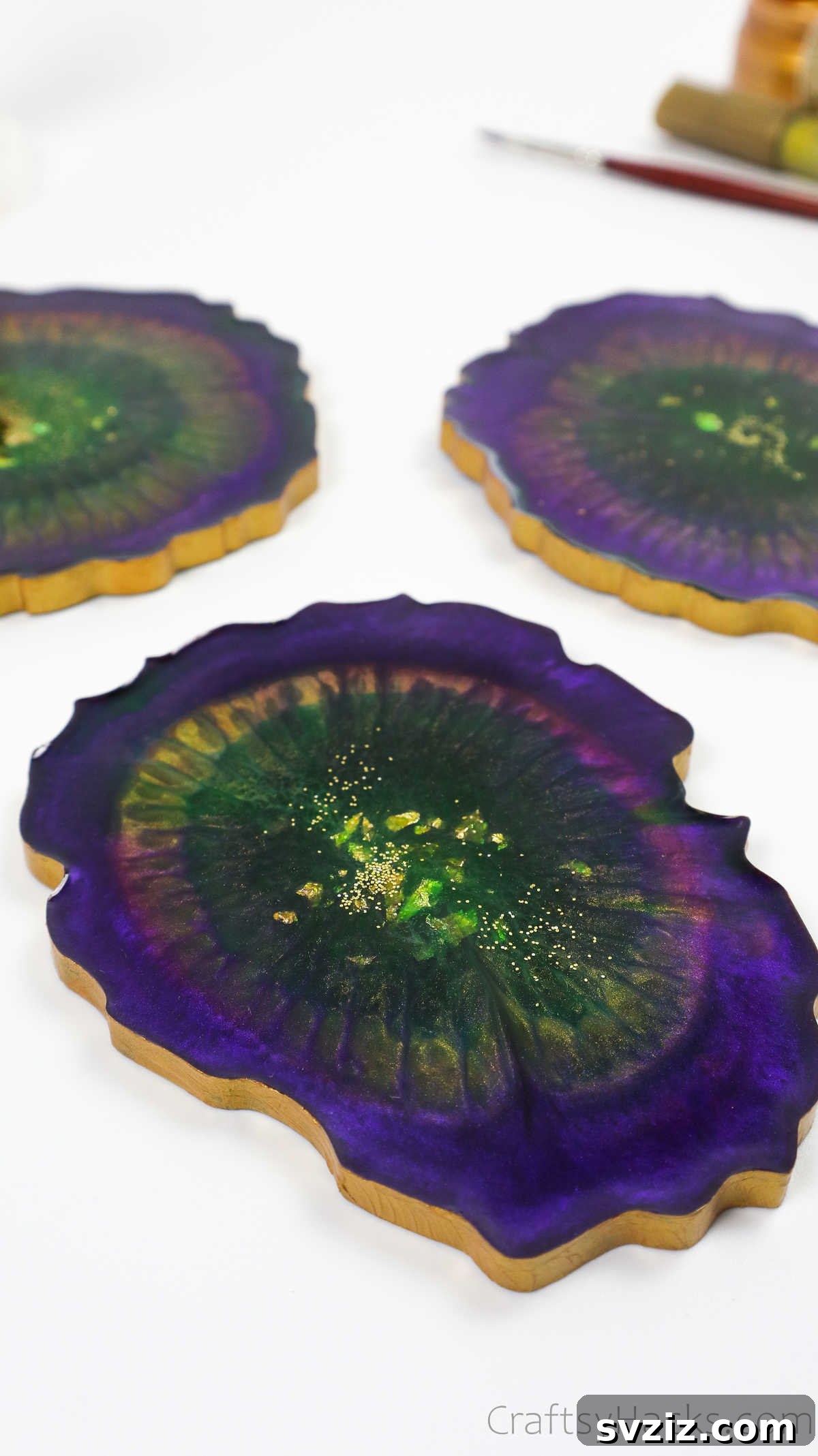 DIY Resin Coasters A Complete Guide 32 completed resin coaster
