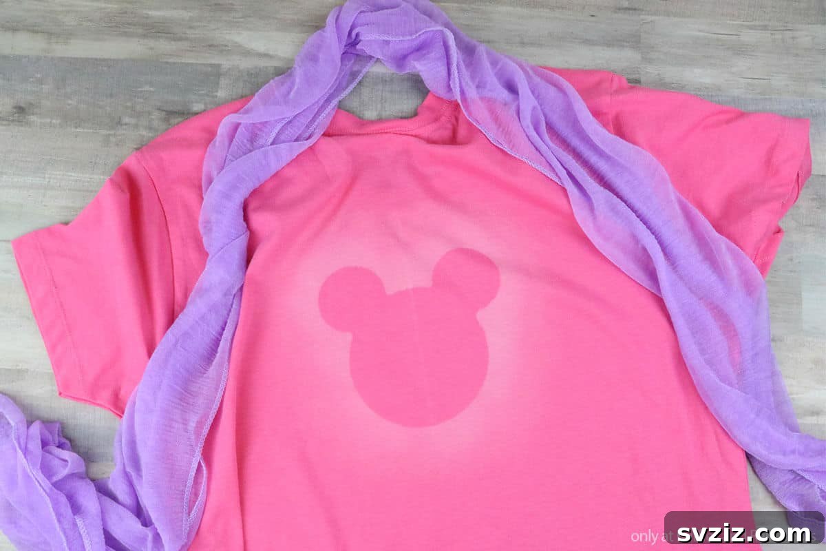 DIY Dollar Store Mickey T-Shirt, a fun teen clothing craft