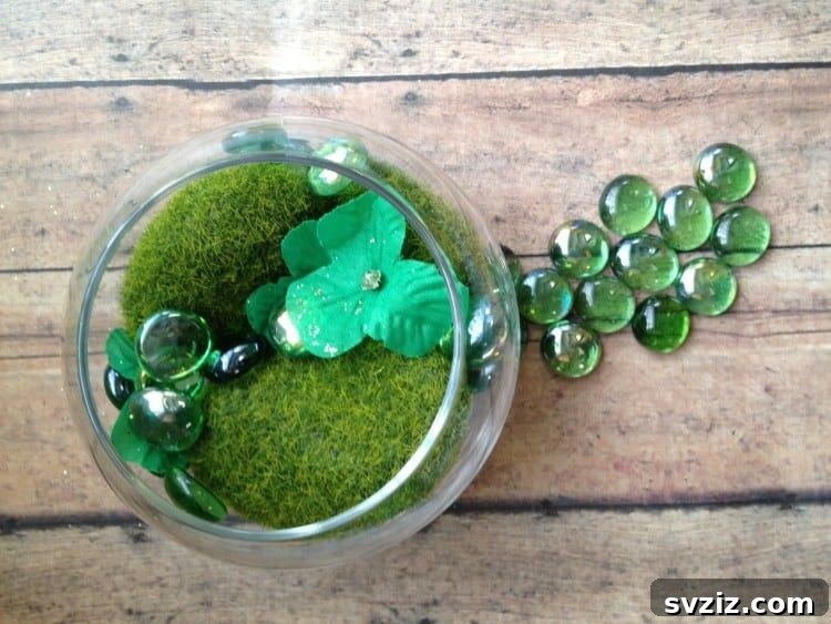 DIY Leprechaun Garden, a charming Dollar Store craft