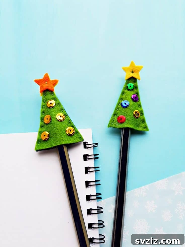 DIY Felt Pencil Toppers, a fun craft for teens