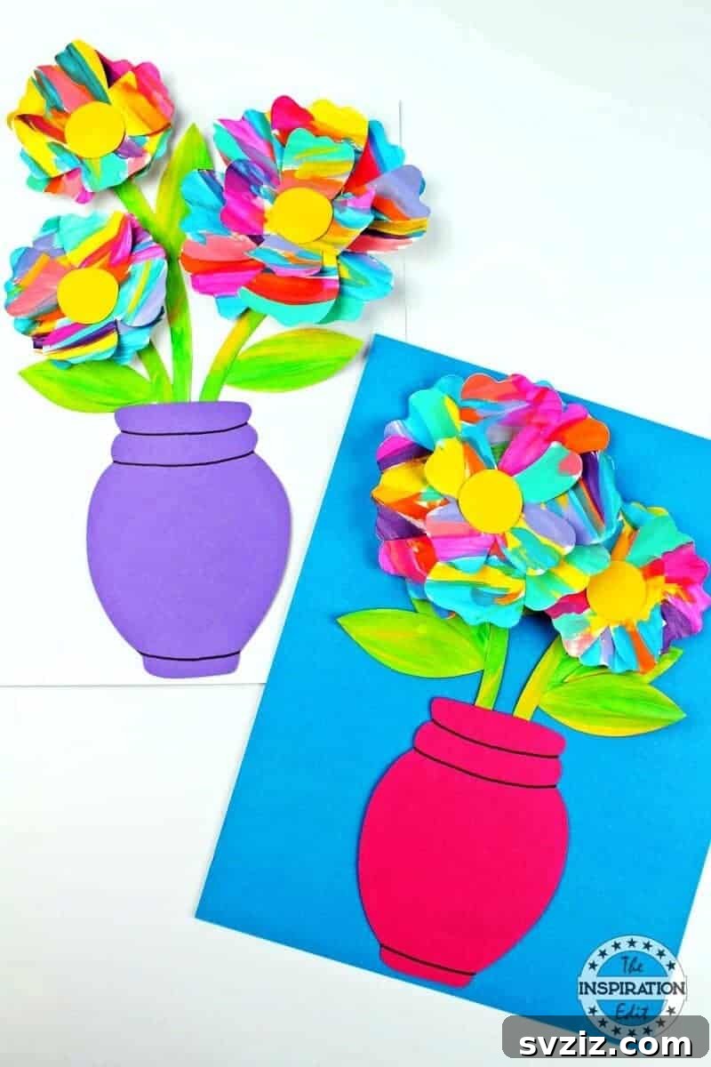 41 Delightful Floral Art Projects 13 Simple Preschool Flower Painting Activity