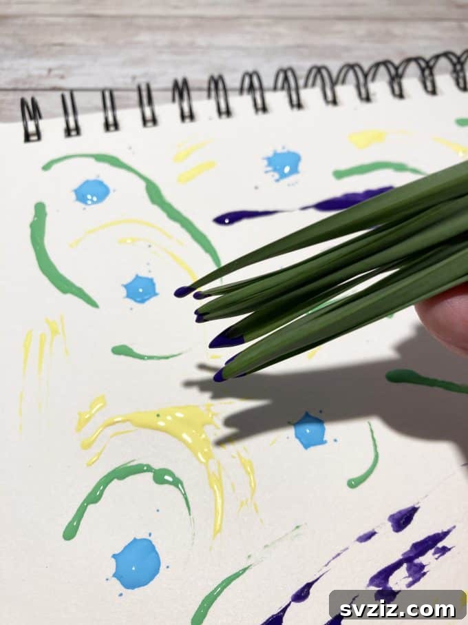 41 Delightful Floral Art Projects 42 DIY Nature Paint Brushes for Kids