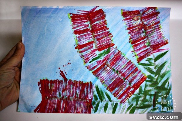 41 Delightful Floral Art Projects 6 Easy Bottlebrush Flower Painting Project