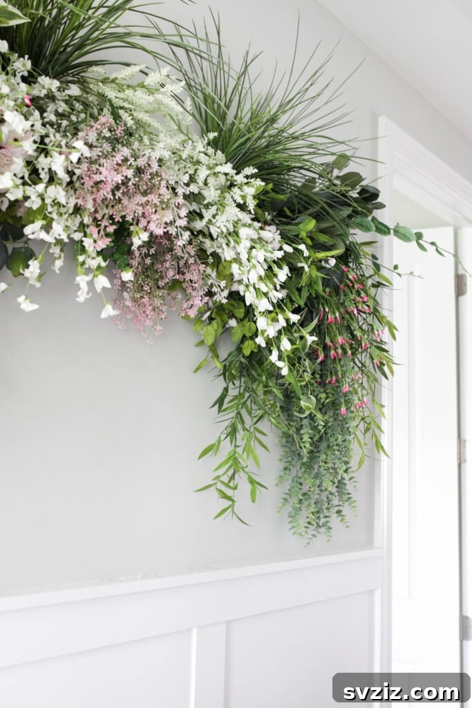 DIY Dream Bedroom: 51 Budget-Friendly Decor Hacks 35 Greenery Wall Hanging