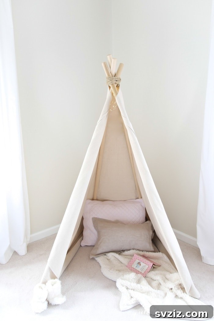 DIY Dream Bedroom: 51 Budget-Friendly Decor Hacks 37 Teepee